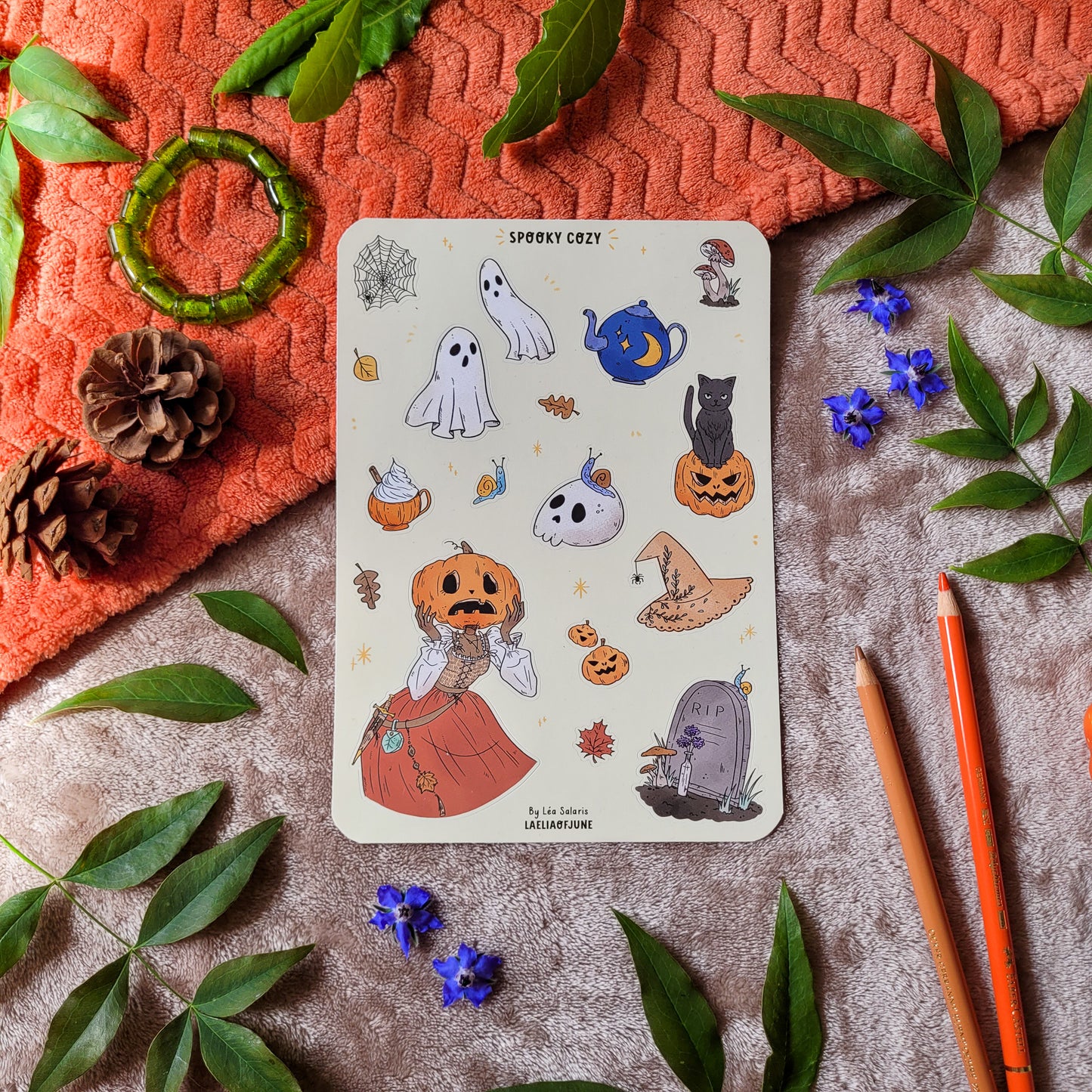 Stickersheet "Spooky cozy"