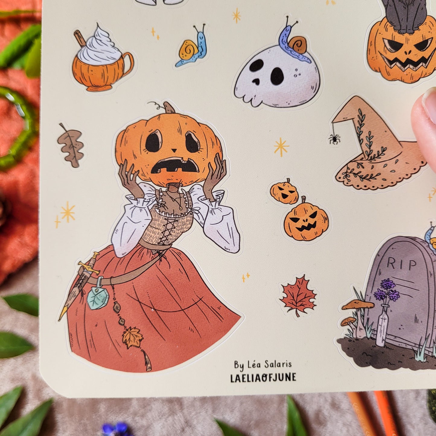 Stickersheet "Spooky cozy"