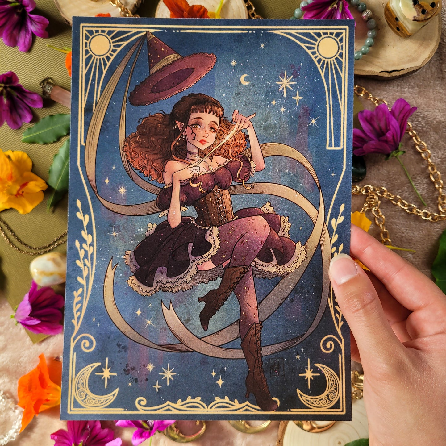 Illustration "Sorcière Céleste"