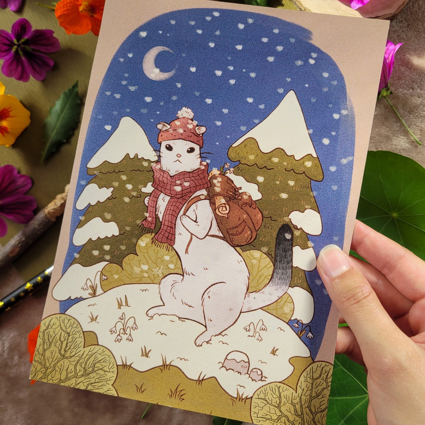 Illustration "Hermine baroudeuse"