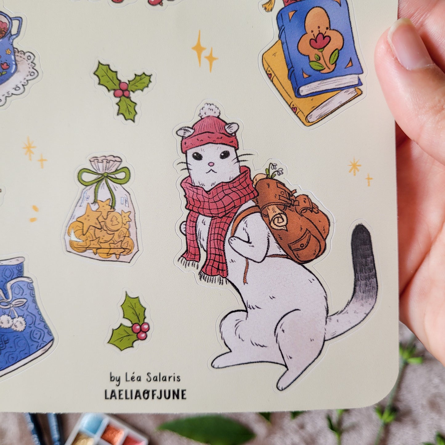 Planche de stickers "Winter hygge"