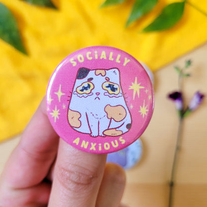 Badges "Anxious cats"