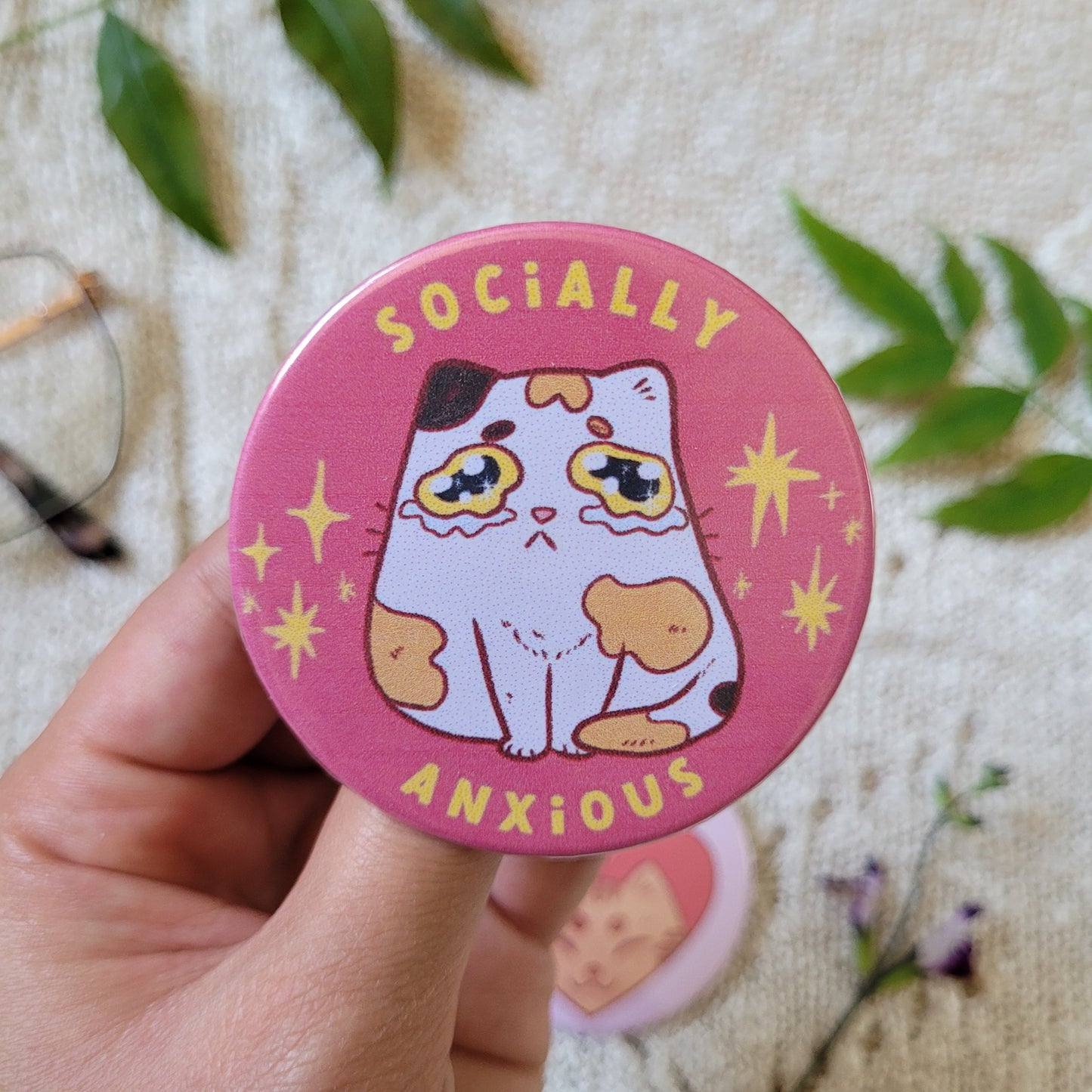 Badges XL "Anxious cats"