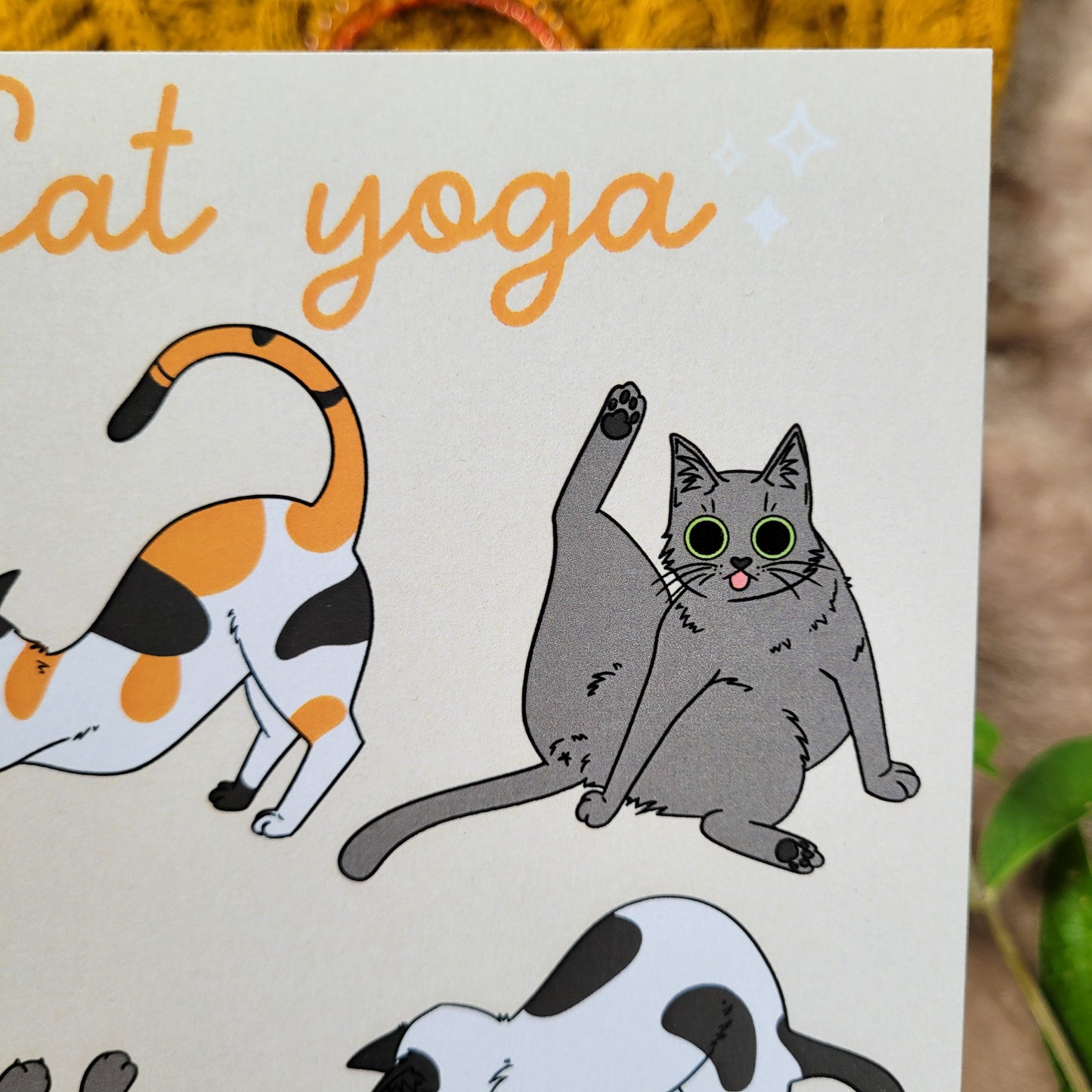 Illustration "Cat Yoga"